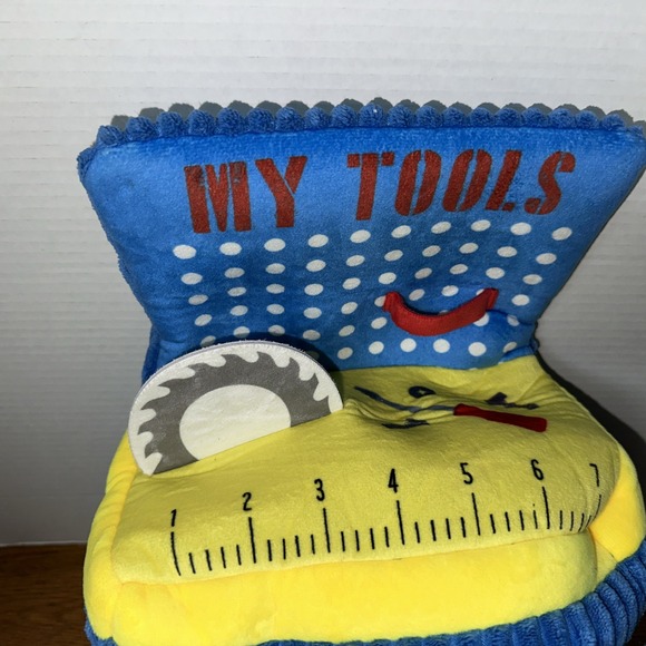 Mudpie Play My Tools 1st Plush Set Work Bench Soft & Textures Just Like Daddy! - Picture 8 of 10